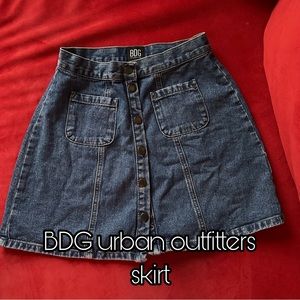 BDG denim skirt